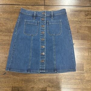 Jcrew Jean Skirt. Worn Once. Size 2.